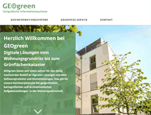 Tablet Screenshot of geogreen.de